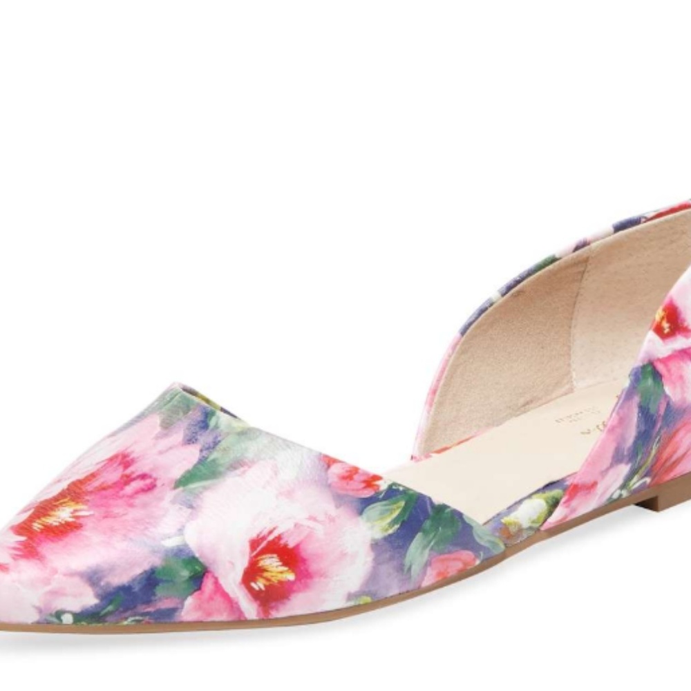 Seychelles macrame leather 'D'Orsay' flat